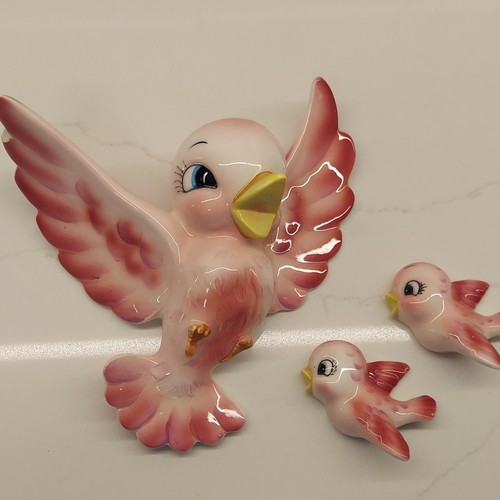 Rare vintage pink birds - rare,