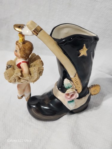 Vintage ucagco ceramic cowboy - ucagco,